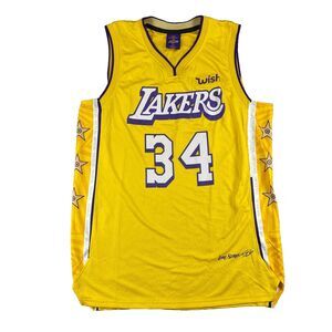 Los Angeles Lakers SHAQUILLE O NEAL Jersey LORE SERIES CITY EDITION #34 XL MINT